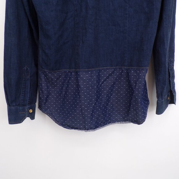 Paul Smith Blue Denim Button Shirt Men's M (15.5/39) 100% Cotton Made in Italy. - Picture 8 of 10